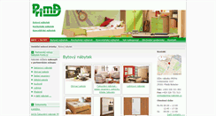 Desktop Screenshot of nabytek-prima.cz